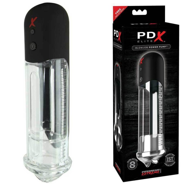 PDX Elite Blowjob Power Pump | Automatic Sucking Penis Pump for Men