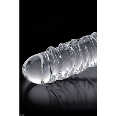 Pipedream 8 25 Textured Glass Dildo