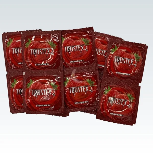 Strawberry Flavored Trustex Condoms ???? — image 2 of 3