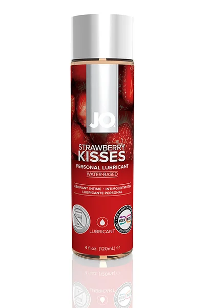 JO Strawberry Kiss H2o Flavoured Lubricant (120ml) — image 2 of 2
