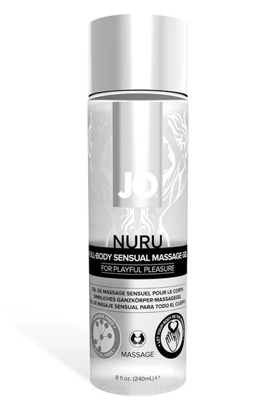 JO Nuru Fragrance Free Massage Gel (240ml) — image 2 of 2