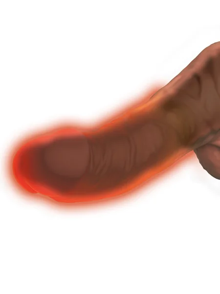 King Cock Plus 7.5 In. Thrusting Cock With Balls Dildo Brown — image 8 of 9