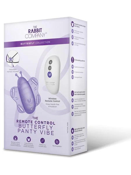 Remote Control Butterfly Panty Vibe Purple — image 6 of 7