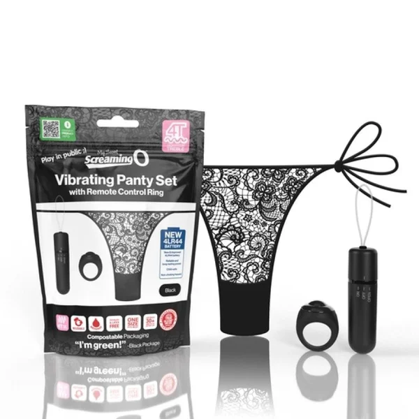 Vibrating Panty Set W/ Remote Ring 4T High Pitch Treble Panties — image 11 of 11