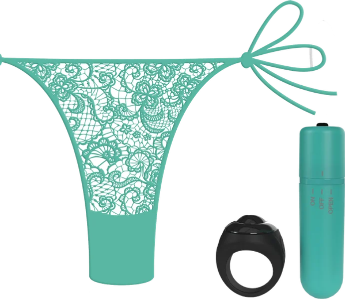 Vibrating Panty Set W/ Remote Ring 4T High Pitch Treble Panties — image 3 of 11