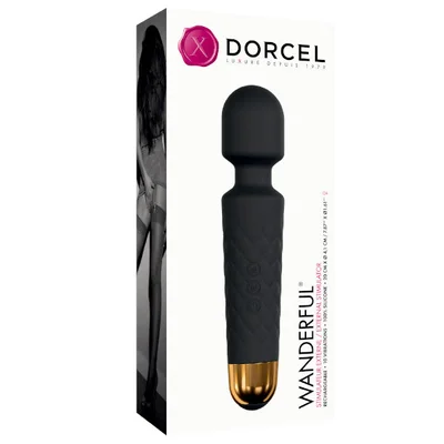 Dorcel Wanderful Rechargeable Clitoral Stimulator Vibrator Black