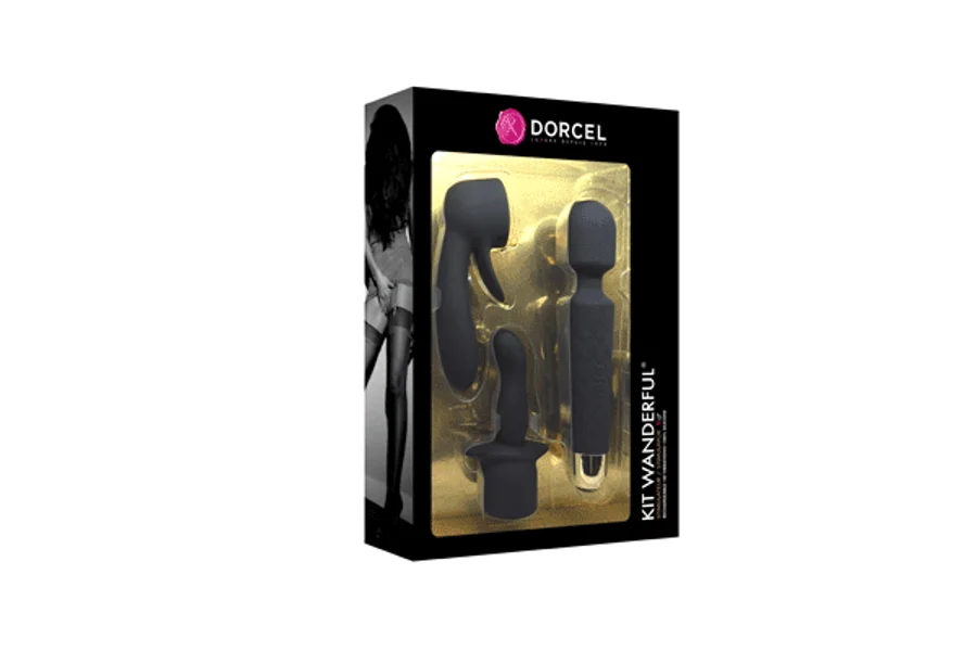 Dorcel Wanderful Kit Stimulator Vibrator 2 Attachments — image 2 of 9