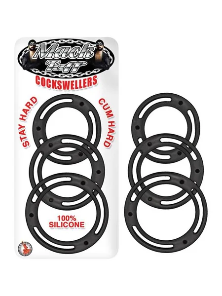 Mack Tuff Cockswellers Silicone Erection Enhancer Black — image 2 of 3