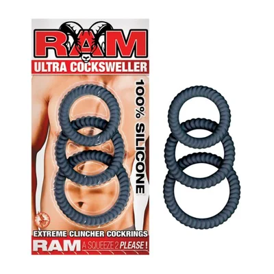Relaxed Fit Elastomer C Ring Cockrings Black