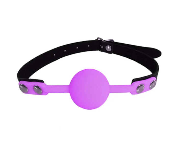 GAG006 Faux Leather Gag With Silicone Ball — image 3 of 4