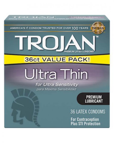 Trojan Ultra Thin Condoms 36 Pack - 36