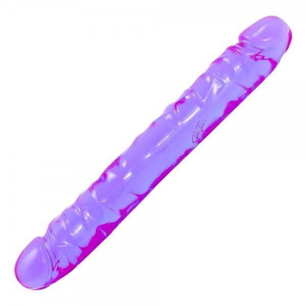 Doc Johnson Crystal Jellies 12" Jr. Double Dong