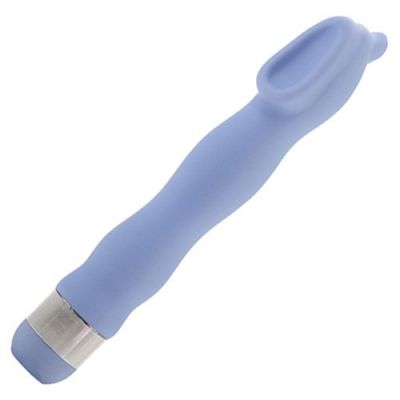 10 Function Waterproof Clitoral Hummer Blue