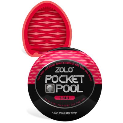 ZOLO Pocket Pool Textured Masturbator 8 Ball