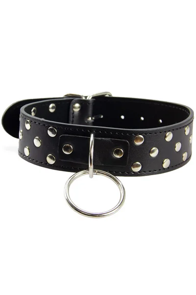 Berlin Baby Adjustable Vegan Leather Studded Collar — image 8 of 15