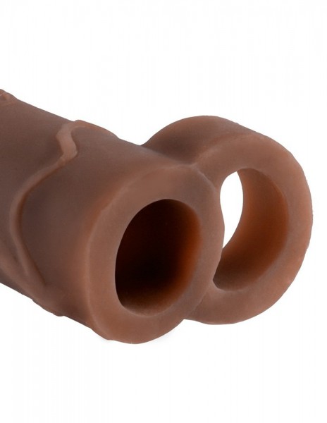 Fantasy X-Tensions 2 Inch Extra Realistic Penis Sleeve with Ball Strap — image 4 of 5