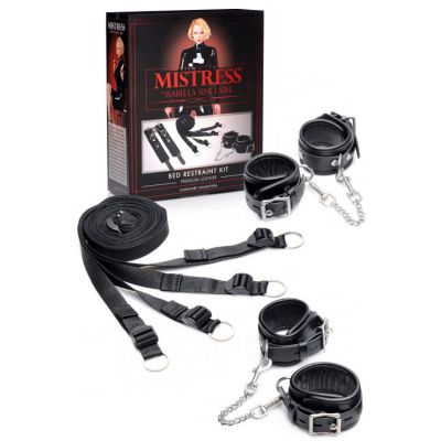 Mistress by Isabella Sinclaire Bed Restraints with Leather Cuffs