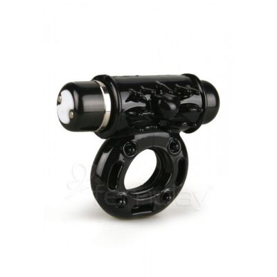 Nu Sensuelle Rechargeable 7 Function Bullet Ring Black