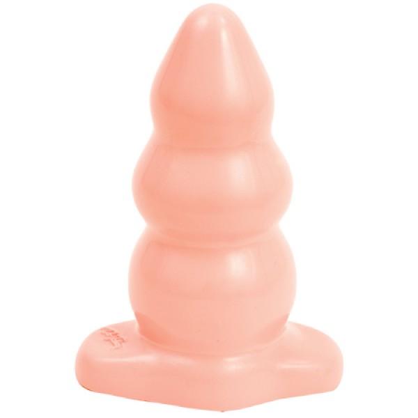 Classic Triple Ripple Butt Plugs - 6"