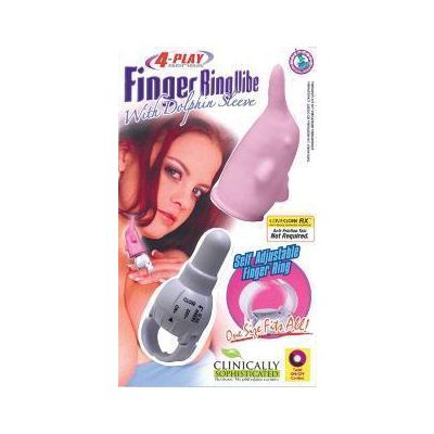 Finger Ring with Dolphin Sleeve