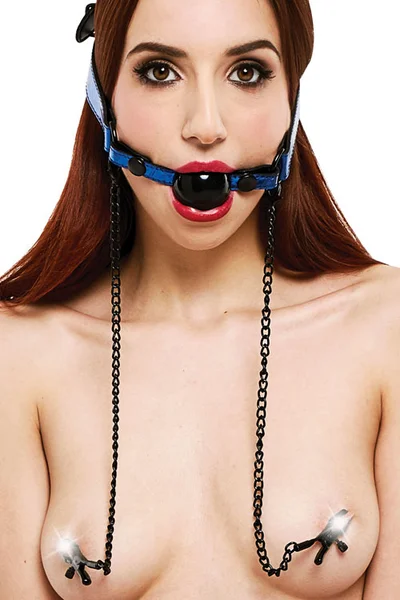 Whipsmart Diamond Collection Ball Gag & Nipple Clips — image 16 of 20