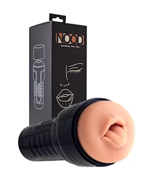 Nood Mouth Masturbator In Casing - 8.5 Inch — image 14 of 14