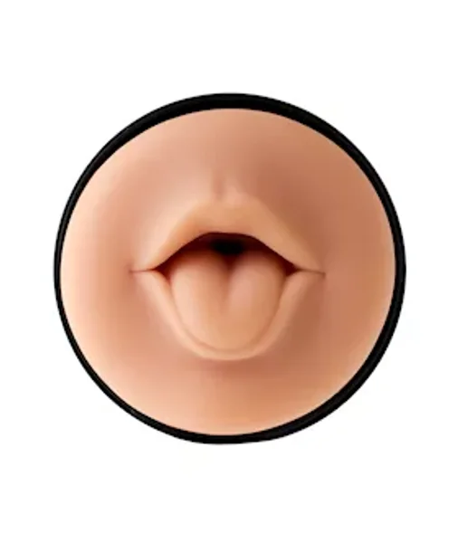 Nood Mouth Masturbator In Casing - 8.5 Inch — image 11 of 14