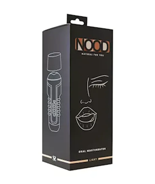 Nood Mouth Masturbator In Casing - 8.5 Inch — image 9 of 14