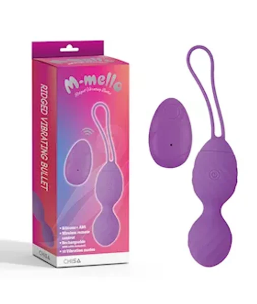 Ridged Vibrating Bullet - Purple — image 8 of 12