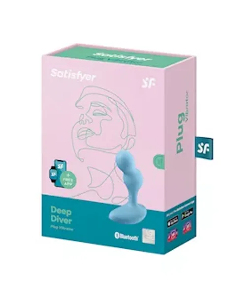 Satisfyer Deep Diver  - Light Blue - 4.4 Inch — image 9 of 10