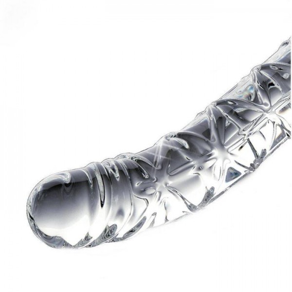 Icicles No 60 Glass Spiral Textured Dildo