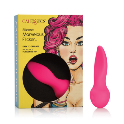 CalExotics Mini Marvels Silicone Marvelous Flicker Pink