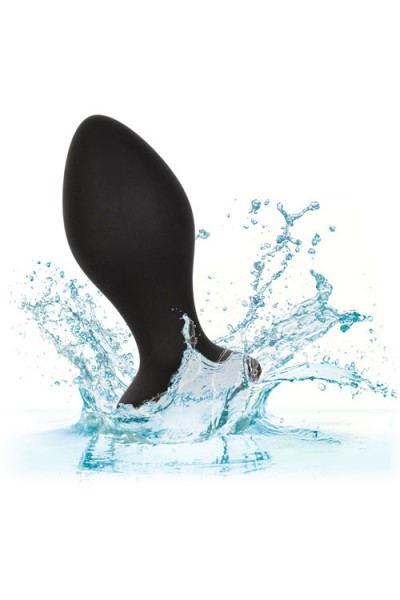 California Exotic Vibrating 3.75" Silicone Butt Plug with Gem Base Control