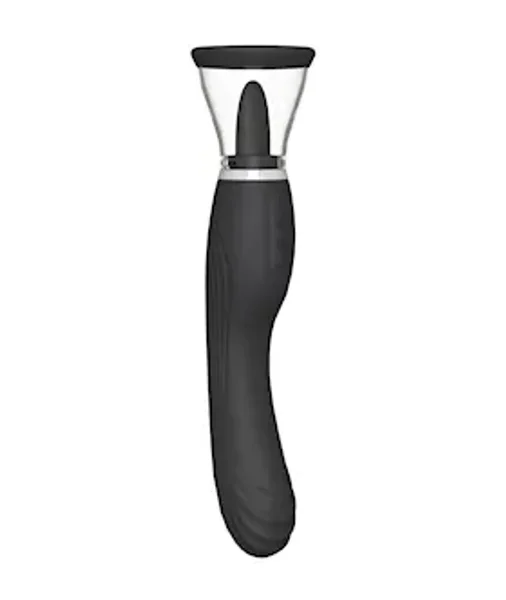 Lottie Pussy Pump And Licking Vibrator - Black — image 5 of 8