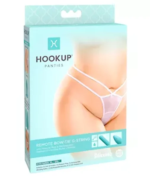 Hookup Panties Remote Bow-tie G-string - Os/xl — image 8 of 14