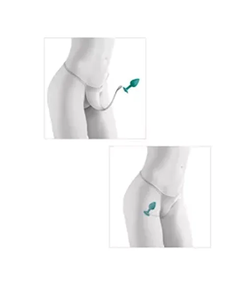 Hookup Panties Crotchless Secret Gem - White - Xl — image 11 of 14