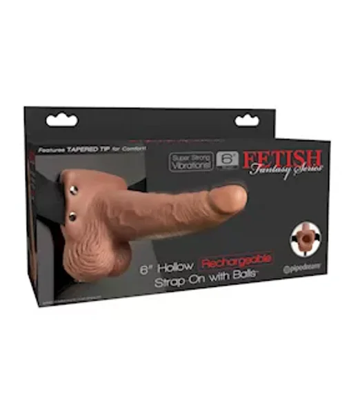Fetish Fantasy 6 Inch Hollow Rechargeable Strap-on - 24 — image 12 of 12