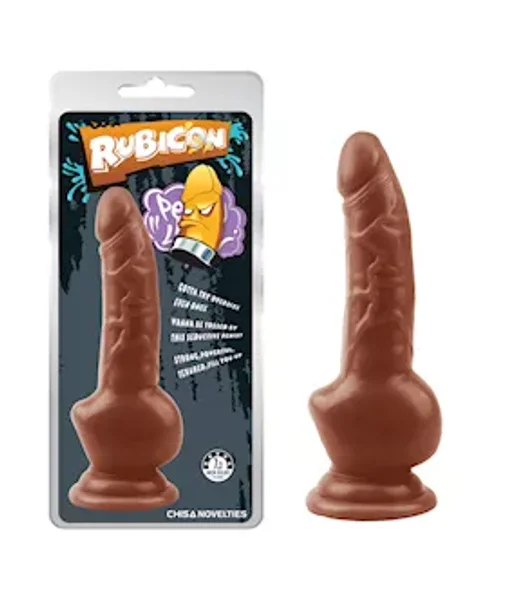 Obsidian Intruder Penis - 7 Inch - Brown - 7 Inch — image 4 of 4