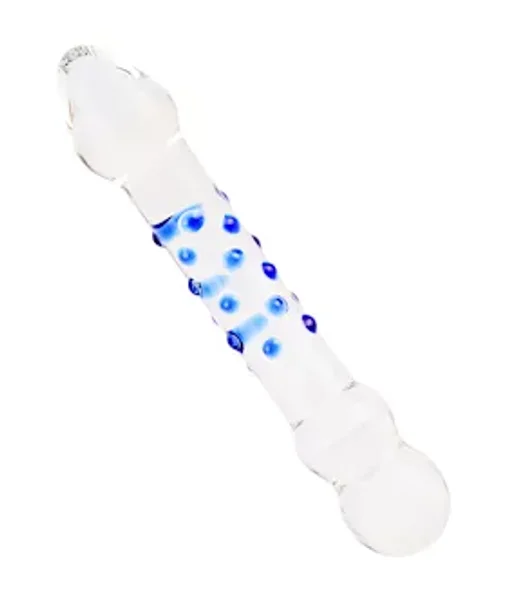 Lucent Blue Balls Glass Massager  - 7.4 Inch — image 2 of 2