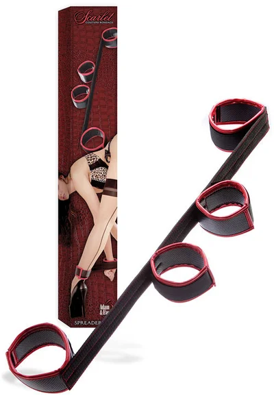 Adam and Eve 24.5" Spreader Bar with Vegan Leather Ankle & Wrist Cuffs — image 14 of 25