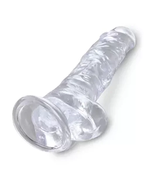 King Cock Clear Dildo With Balls - 8 Inch - 8 Inch — image 15 of 16