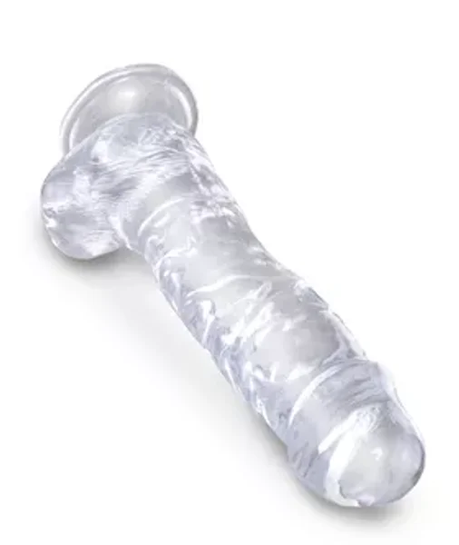 King Cock Clear Dildo With Balls - 8 Inch - 8 Inch — image 14 of 16