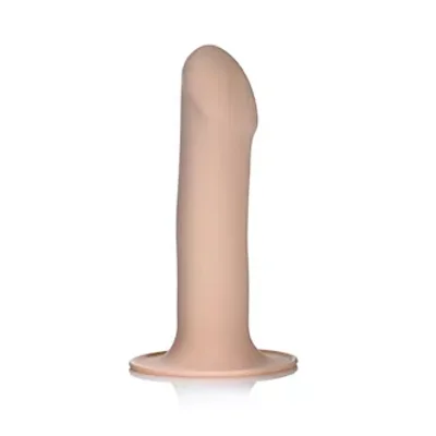 Squeezable Phallic Dildo 6 75 Inch Ivory 6 75