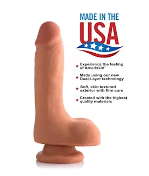 Usa Cocks Ameriskin Dildo - 7 Inch — image 9 of 14