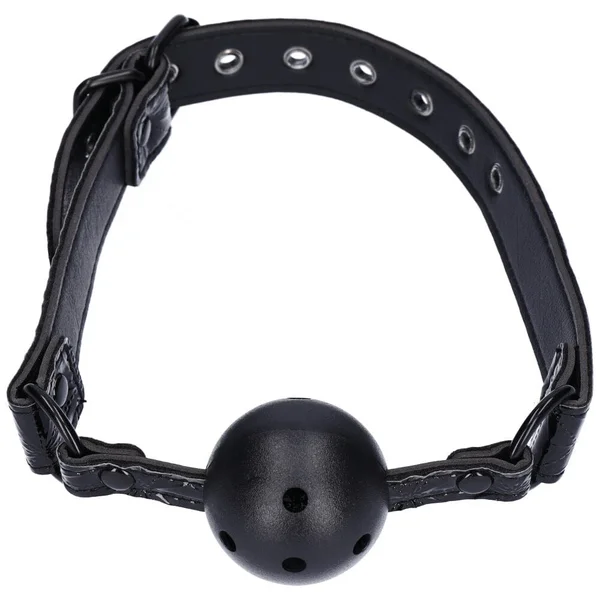 Dark Amour Breathable Adjustable Bondage Ball Gag — image 9 of 16