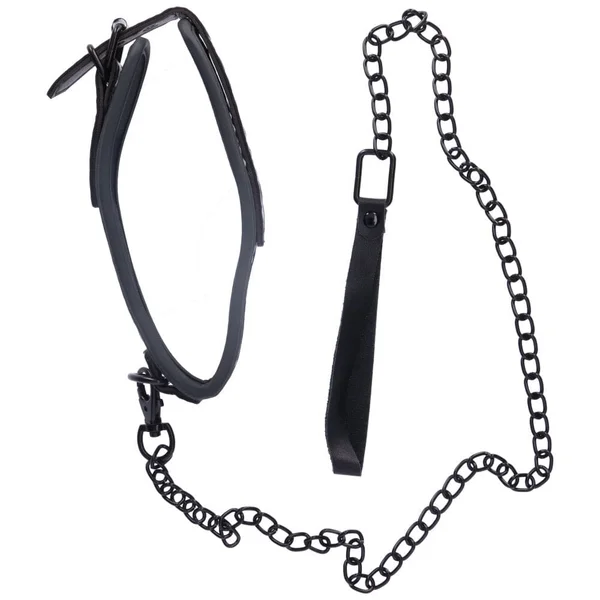 Dark Amour Fetish Bondage Collar with Leash — image 10 of 10