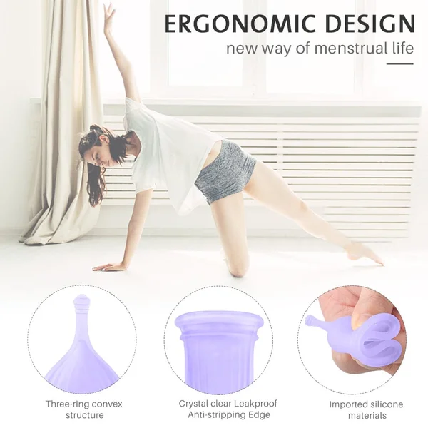 Sano Silicone Menstrual Cup Set — image 14 of 18