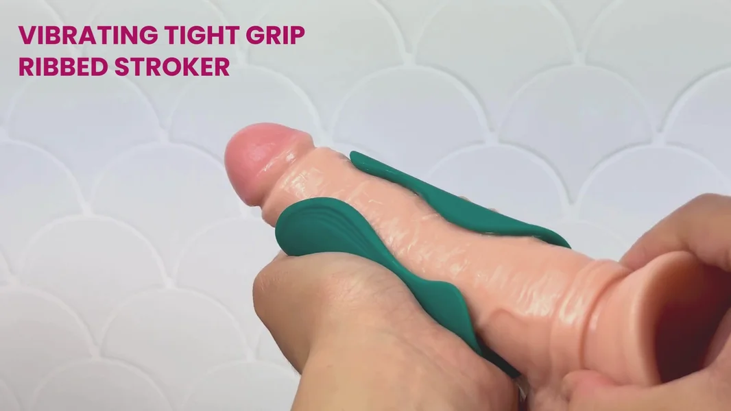 Gida Ribbed Silicone Penis Gripper Stroker | Rechargeable HJ & BJ Aide — image 24 of 24