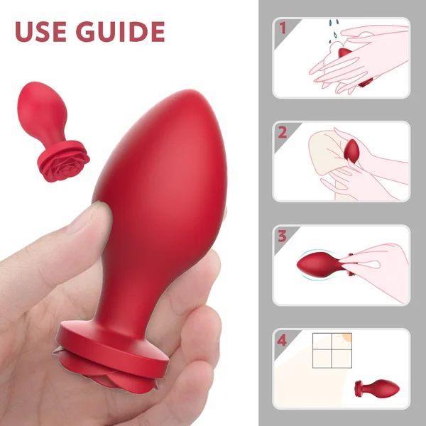 Rela Silicone Rose Anal Plug Set — image 14 of 14