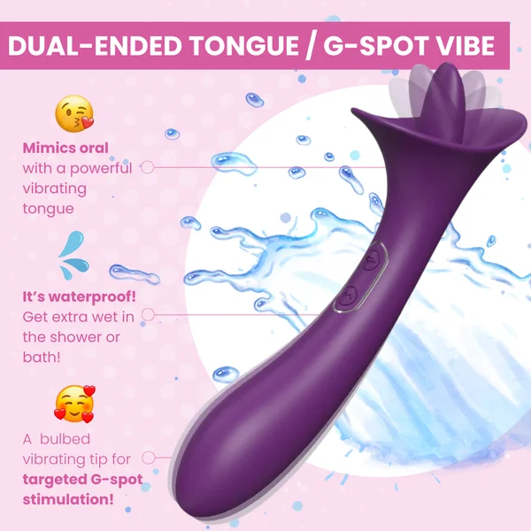 Dual Ended Flickering Tongue Vibrator — image 9 of 25